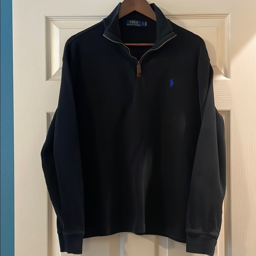 Polo Ralph Lauren Black Quarter-Zip Pullover